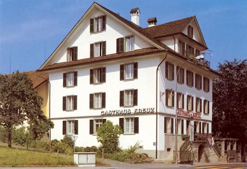 Gasthaus Zum Kreuz Meggen Dış mekan fotoğraf